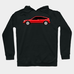 Honda CRX Pixelart Hoodie